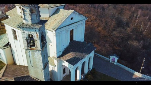 Lago d'Orta - Basilica Madonna del sasso riprese dal drone